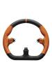 Obrázok pre Asetek Closed D Orange Leather Rim Závodní volant