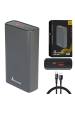 Obrázok pre Extralink Powerbank EPB-126 20000mAh Stříbrný Power bank, 45W PD, USB-C