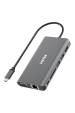 Obrázok pre UNITEK uHUB O8+ Kabel USB 3.2 Gen 1 (3.1 Gen 1) Type-C Šedá