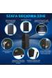 Obrázok pre Extralink Racková skříň 32U 600x1000 Černá stojící
