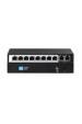 Obrázok pre Extralink Switch PoE CERES 8x 100Mb/s PoE/PoE+, 2x RJ45 Uplink 100Mb/s, 96W