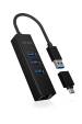 Obrázok pre ICY BOX IB-HUB1419-LAN USB 3.2 Gen 1 (3.1 Gen 1) Type-A Černá