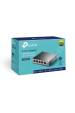 Obrázok pre TP-Link TL-SG1005P Nespravované Gigabit Ethernet (10/100/1000) Podpora napájení po Ethernetu (PoE) Černá