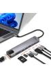 Obrázok pre MEDIA-TECH USB HUB 8 IN 1 GIGA LAN HUB MT5046
