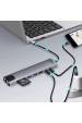 Obrázok pre MEDIA-TECH USB HUB 8 IN 1 GIGA LAN HUB MT5046
