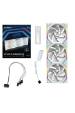 Obrázok pre Lian Li UNI FAN SL Wireless 120 Reverse Blade Počítačová skříň Ventilátor 12 cm Bílá 3 kusů