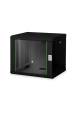 Obrázok pre Digitus DN-19 09-U-SW rack 9U Nástěnný regál Černá
