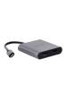Obrázok pre UNITEK V1404B adaptér k video kabelům 0,15 m USB typu C 2 x HDMI Šedá