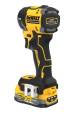 Obrázok pre DeWALT DCF870E2T-QW aku utahovák 1/4" 3000 ot/min 56 Nm Černá, Žlutá 500 W 18 V