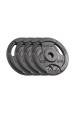 Obrázok pre Cast iron weight set 4x5kg, bore 31mm, disc with handles, REBEL ACTIVE