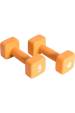 Obrázok pre Rubberized cast iron dumbbell HEX 37.5 kg REBEL ACTIVE