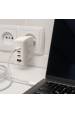 Obrázok pre Qoltec 51828 Nabíječka GaN 140W | 5–20 V | 2,5–5 A | 3× USB-C PD | 1× USB QC 3.0