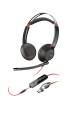 Obrázok pre HP Poly Stereofonní headset Poly Blackwire 5220 USB-C + 3,5mm konektor + adaptér USB-C/A (sada)