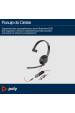 Obrázok pre HP Poly Monaurální headset Poly Blackwire 5210 USB-C + 3,5mm konektor + adaptér USB-C/A (sada)