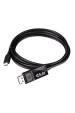 Obrázok pre CLUB3D CAC-1557 adaptér k video kabelům 1,8 m USB typu C DisplayPort Černá