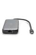 Obrázok pre Digitus DA-70914 dokovací stanice/replikátor portů Kabel USB 3.2 Gen 2 (3.1 Gen 2) Type-C Černá, Šedá