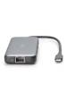 Obrázok pre Digitus DA-70915 dokovací stanice/replikátor portů Kabel USB 3.2 Gen 2 (3.1 Gen 2) Type-C Černá, Šedá