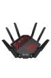 Obrázok pre ASUS ROG Rapture GT-BE19000 wireless router Multi-Gigabit Ethernet Tri-band (2.4 GHz / 5 GHz / 6 GHz) Black, Red
