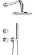 Obrázok pre Concealed shower set with overhead shower