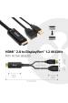 Obrázok pre CLUB3D CAC-1331 adaptér k video kabelům 0,25 m HDMI DisplayPort Černá