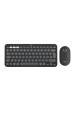 Obrázok pre Logitech Pebble 2 Combo klávesnice Obsahuje myš Univerzální RF bezdrátové + Bluetooth QWERTY US Mezinárodní Grafit