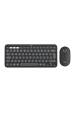 Obrázok pre Logitech Pebble 2 Combo klávesnice Obsahuje myš Univerzální RF bezdrátové + Bluetooth QWERTY US Mezinárodní Grafit