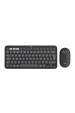 Obrázok pre Logitech Pebble 2 Combo klávesnice Obsahuje myš Univerzální RF bezdrátové + Bluetooth QWERTY US Mezinárodní Grafit