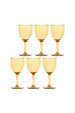 Obrázok pre ROSE&TULIPANI FIABA Set of 6 acrylic wine glasses 400 ml, amber