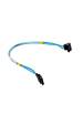 Obrázok pre Supermicro 4 x Round SATA kabel 0,56 m Černá, Modrá, Bílá