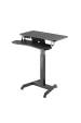 Obrázok pre Maclean MC-835 Portable Desk Electric Height Adjustable 72 -122cm max. 37 kg Control Panel Sit Stand Work Station