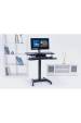 Obrázok pre Maclean MC-835 Portable Desk Electric Height Adjustable 72 -122cm max. 37 kg Control Panel Sit Stand Work Station