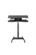 Obrázok pre Maclean MC-835 Portable Desk Electric Height Adjustable 72 -122cm max. 37 kg Control Panel Sit Stand Work Station
