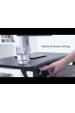 Obrázok pre Maclean MC-835 Portable Desk Electric Height Adjustable 72 -122cm max. 37 kg Control Panel Sit Stand Work Station