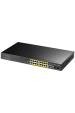 Obrázok pre Cudy 16-Port Gigabit Managed PoE+ Switch with 2 Uplink GbE Ports and 2 SFP, GS2018PS2 1.0 Řízený L2/L3 Gigabit Ethernet (10/100/1000) Podpora napájení po Ethernetu (PoE) 1U Černá