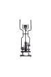 Obrázok pre HMS Fitness H6504 Elektromagnetický crossový trenažér Černá