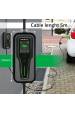 Obrázok pre Qoltec 52465 Mobilní nabíječka pro elektromobily 2 v 1 Typ 2 s regulací | 3,5 kW | 230 V | LCD | Přenosná | Wallbox | 5 m