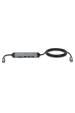 Obrázok pre Lindy 43326 dokovací stanice/replikátor portů Kabel USB 3.2 Gen 1 (3.1 Gen 1) Type-C Černá, Šedá