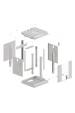Obrázok pre Lanberg WF11-3309-10S rack 9U Nástěnný regál Šedá