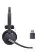 Obrázok pre Yealink WH64 Hybrid Mono Teams Sluchátka s mikrofonem Bezdrátový Přes hlavu Kancelář / call centrum Micro-USB Bluetooth Černá