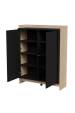 Obrázok pre Cama Komoda PORTO 100x38x130 dub/černá