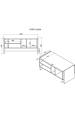 Obrázok pre Cama Lavice/stůl PORTO 100x50x46 dub/černá