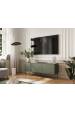 Obrázok pre Cama Skříň RTV 3D TRESSE 150x40x55 matně zelená