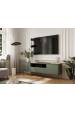 Obrázok pre Cama EF TRESSE RTV skříň 180x40x54,5 matná zelená