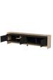 Obrázok pre Cama RTV PORTO 3D skříňka 190x38x50 dub/černá
