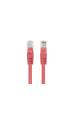 Obrázok pre Fluke Passed Lanberg patchcord cat.6 UTP 0,25 m červený 10-pack