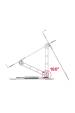 Obrázok pre Unitek OT180SL01 360° nastavitelný stojan na notebook 10-16“
