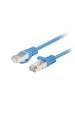 Obrázok pre PATCHCORD KAT.6 UTP 0.5M NIEBIESKI FLUKE PASSED LANBERG 10-PACK
