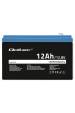 Obrázok pre Qoltec 53701 LiFePO4 lithium-železofosfátová baterie | 12,8V | 12Ah | 153,6 Wh | BMS