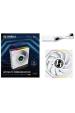 Obrázok pre Lian Li Uni Fan TL120 LCD Wireless Počítačová skříň Ventilátor 12 cm Bílá 1 kusů