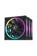 Obrázok pre DeepCool FL12-3 in 1 Počítačová skříň Ventilátor 12 cm Černá 3 kusů